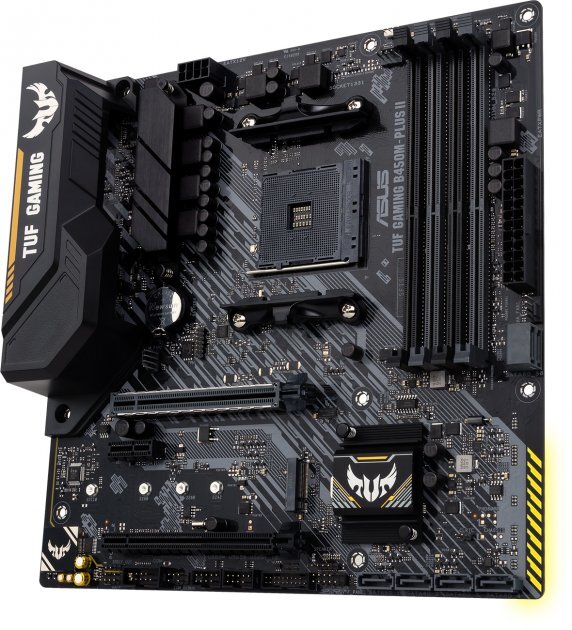 ASUS TUF GAMING B450M-PLUS II / mATX AM4 Dual 4xDDR4 4400