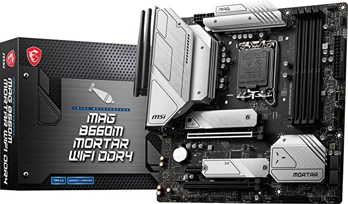 MSI PRO B660M MORTAR WI-FI DDR4 / mATX S1700 Dual 4xDDR4 4800