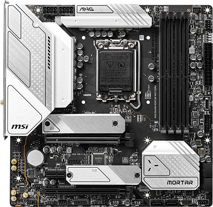 MSI PRO B660M MORTAR WI-FI DDR4 / mATX S1700 Dual 4xDDR4 4800