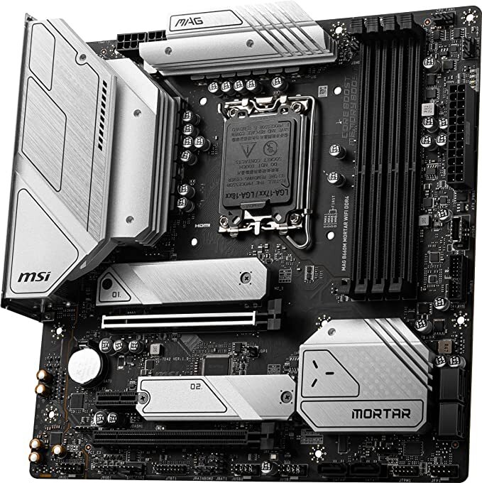 MSI PRO B660M MORTAR WI-FI DDR4 / mATX S1700 Dual 4xDDR4 4800