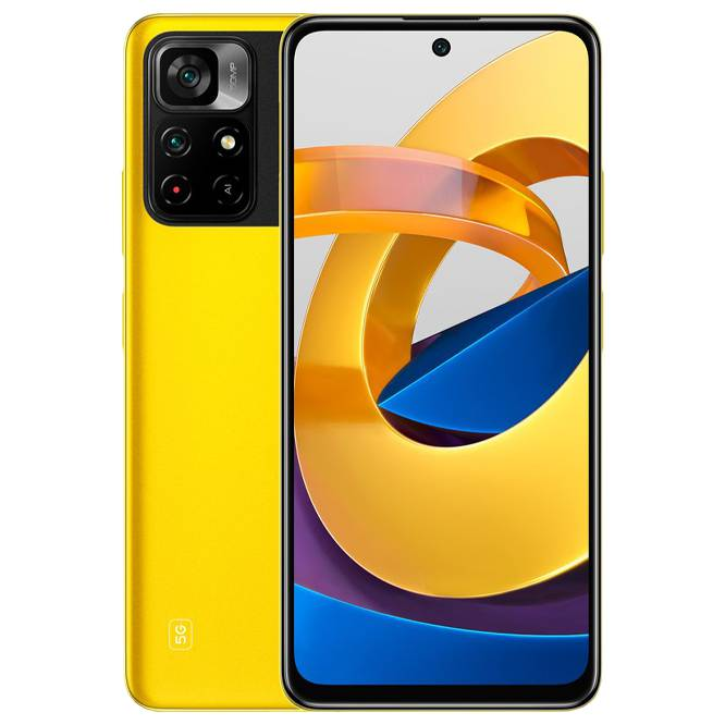 Xiaomi Poco M4 Pro 5G / 6.6'' IPS 90Hz / MediaTek 810 / 6GB / 128GB / 5000mAh / Yellow
