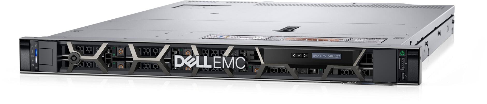 DELL PowerEdge R450 1U  / Xeon Silver 4314 / 64GB DDR4 / 2x960Gb SSD / 4x1.2TB HDD / iDRAC9 / 2x 800W /