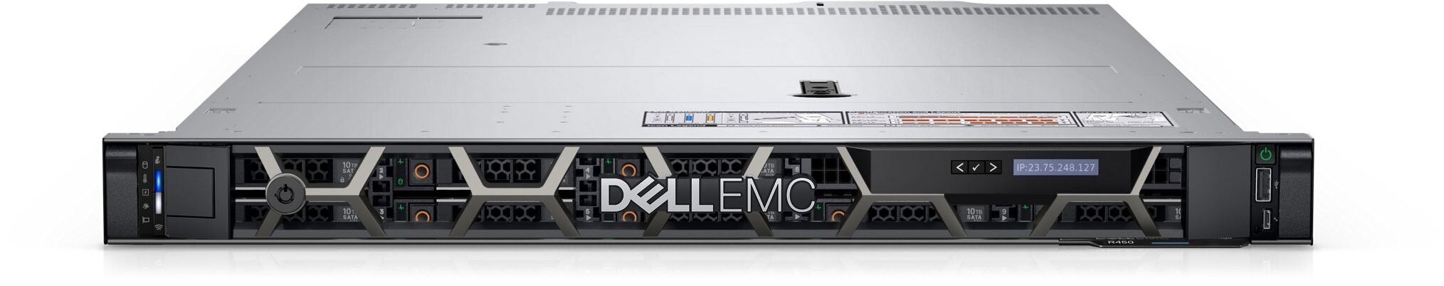 DELL PowerEdge R450 1U  / Xeon Silver 4314 / 64GB DDR4 / 2x960Gb SSD / 4x1.2TB HDD / iDRAC9 / 2x 800W /