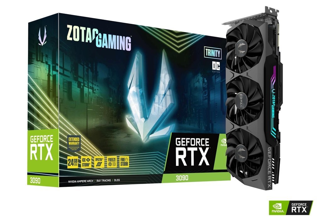 ZOTAC GeForce RTX 3090 OC Trinity 24GB GDDR6X 384bit / ZT-A30900J-10P