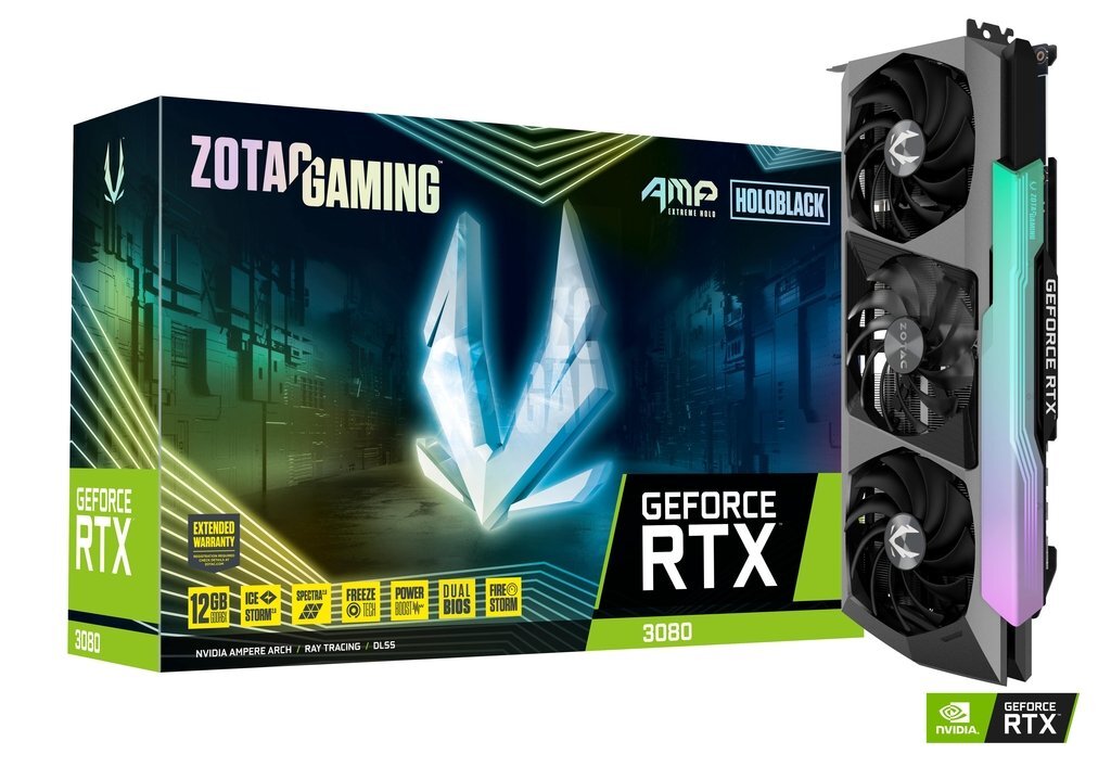 ZOTAC GeForce RTX 3080 AMP Extreme Holo LHR 12GB GDDR6X 384bit / ZT-A30820B-10PLHR