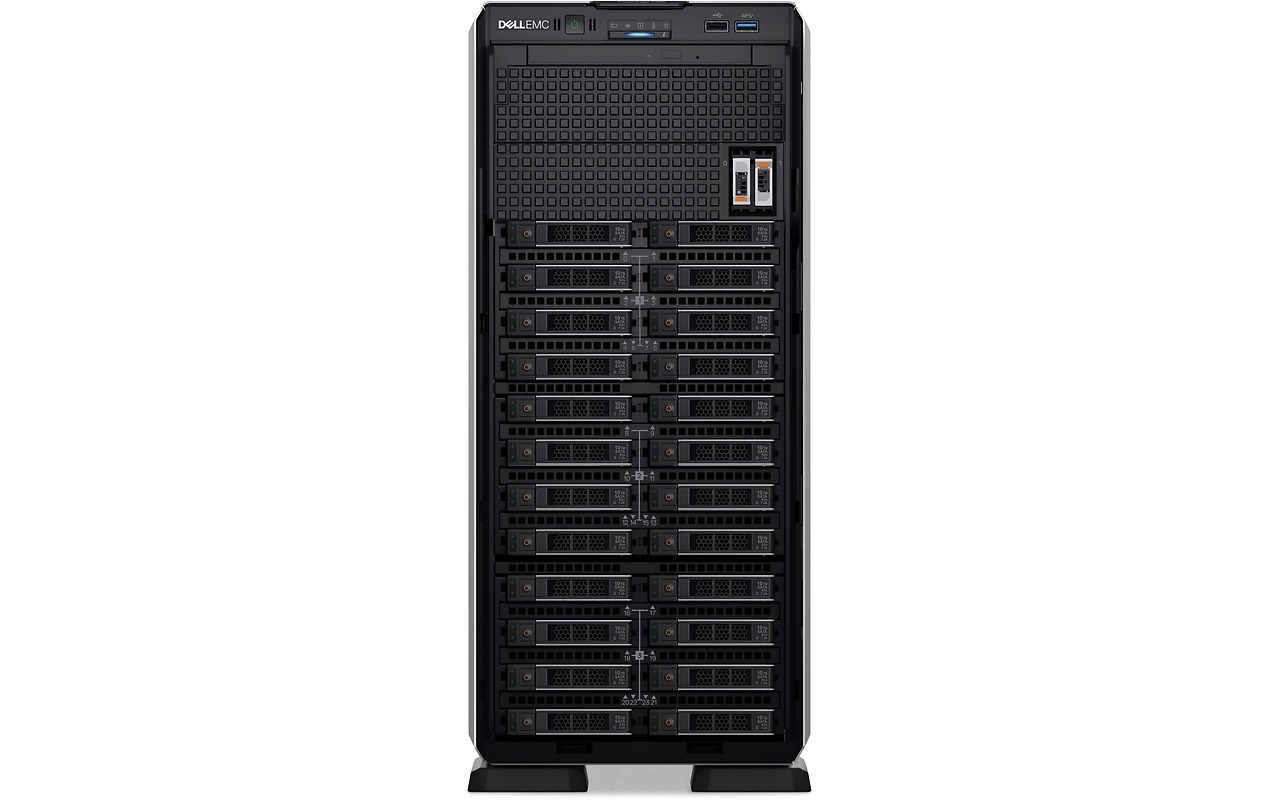 DELL PowerEdge T550 16x2.5 Tower / Xeon Silver 4314 / 32GB DDR4 / 960GB SSD / 2.4TB 10K / 2x 10GbE / PERC H355 / iDRAC9 / 2x 800W /