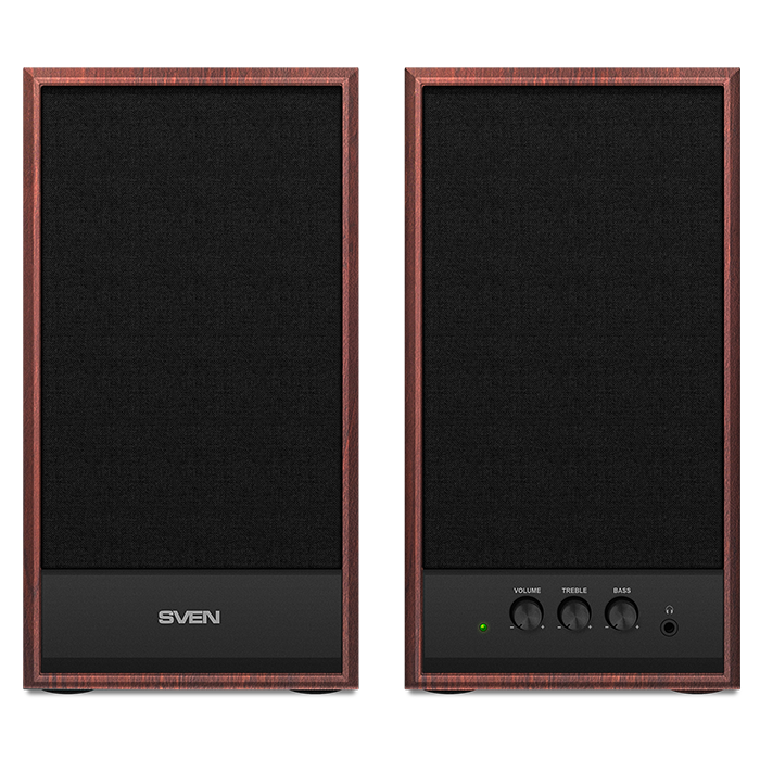 Speakers Sven SPS-702 / 40W / 2.0 / Brown