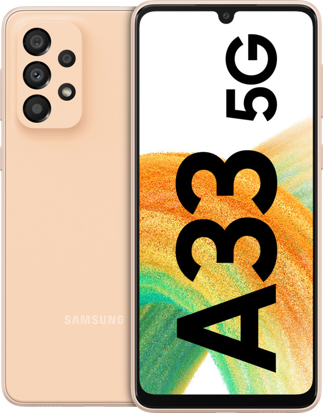 Samsung Galaxy A33 / 6.4 Super AMOLED 90Hz / Exynos 1280 / 6GB / 128GB / 5000mAh / Orange