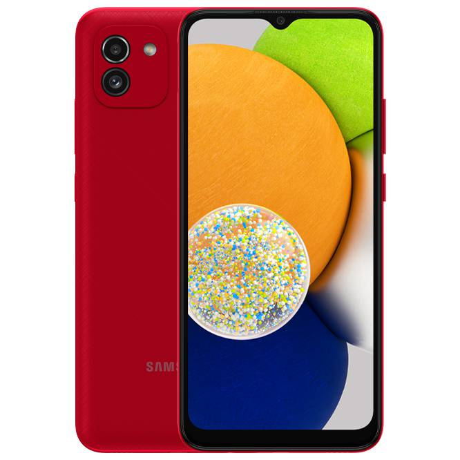 Samsung Galaxy A03 / 6.5'' PLS TFT / Octa-core / 4Gb / 64Gb / 5000mAh / Red