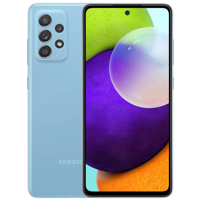 Samsung Galaxy A52 / 6.5" 1080x2400 / Snapdragon 720 / 8Gb / 256Gb / 4500mAh / Blue