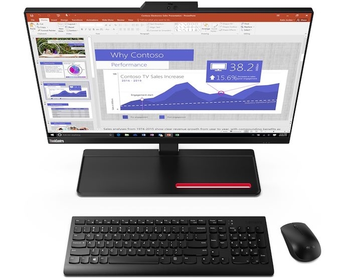 Lenovo ThinkCentre M90a / 23.8'' FullHD IPS / Core i7-10700 / 16GB DDR4 / 512GB NVMe + 1.0TB HDD / No OS /