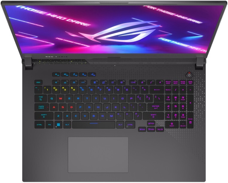 ASUS ROG Strix G17 G713RM / 17.3 FullHD 360Hz / Ryzen 7 6800H / 16GB DDR5 / 1.0TB NVMe / GeForce RTX 3060 6GB GDDR6 / No OS