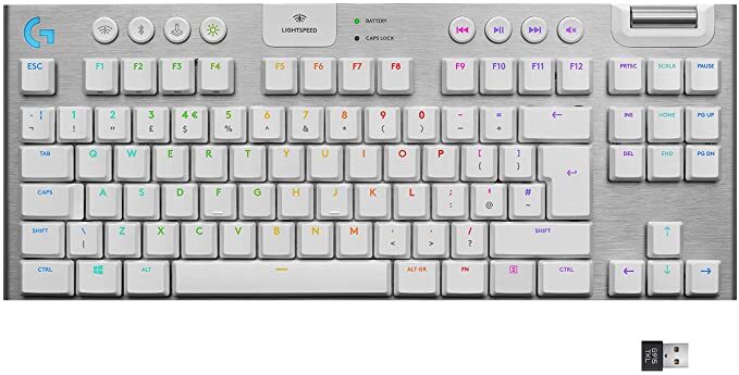 Logitech G915 TKL / GL Tactile / English White