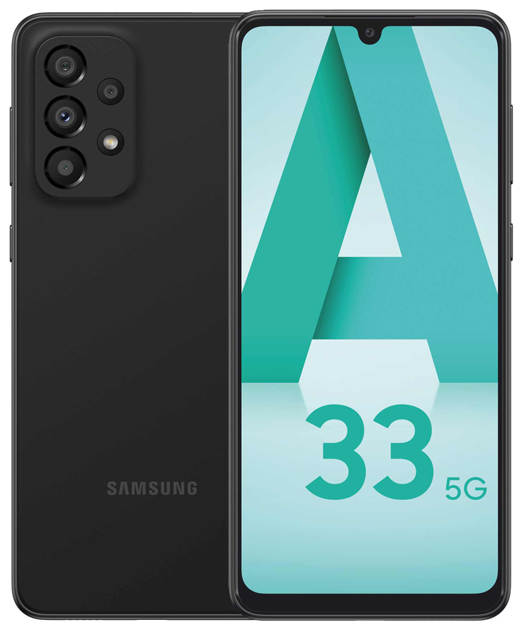 Samsung Galaxy A33 / 6.4 Super AMOLED 90Hz / Exynos 1280 / 6GB / 128GB / 5000mAh / Black