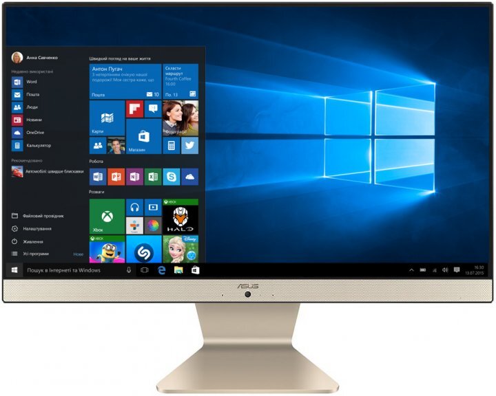 ASUS AiO V222 / 21.5'' FullHD IPS / Core i3-10110U / 8GB DDR4 / 256GB NVMe / No OS