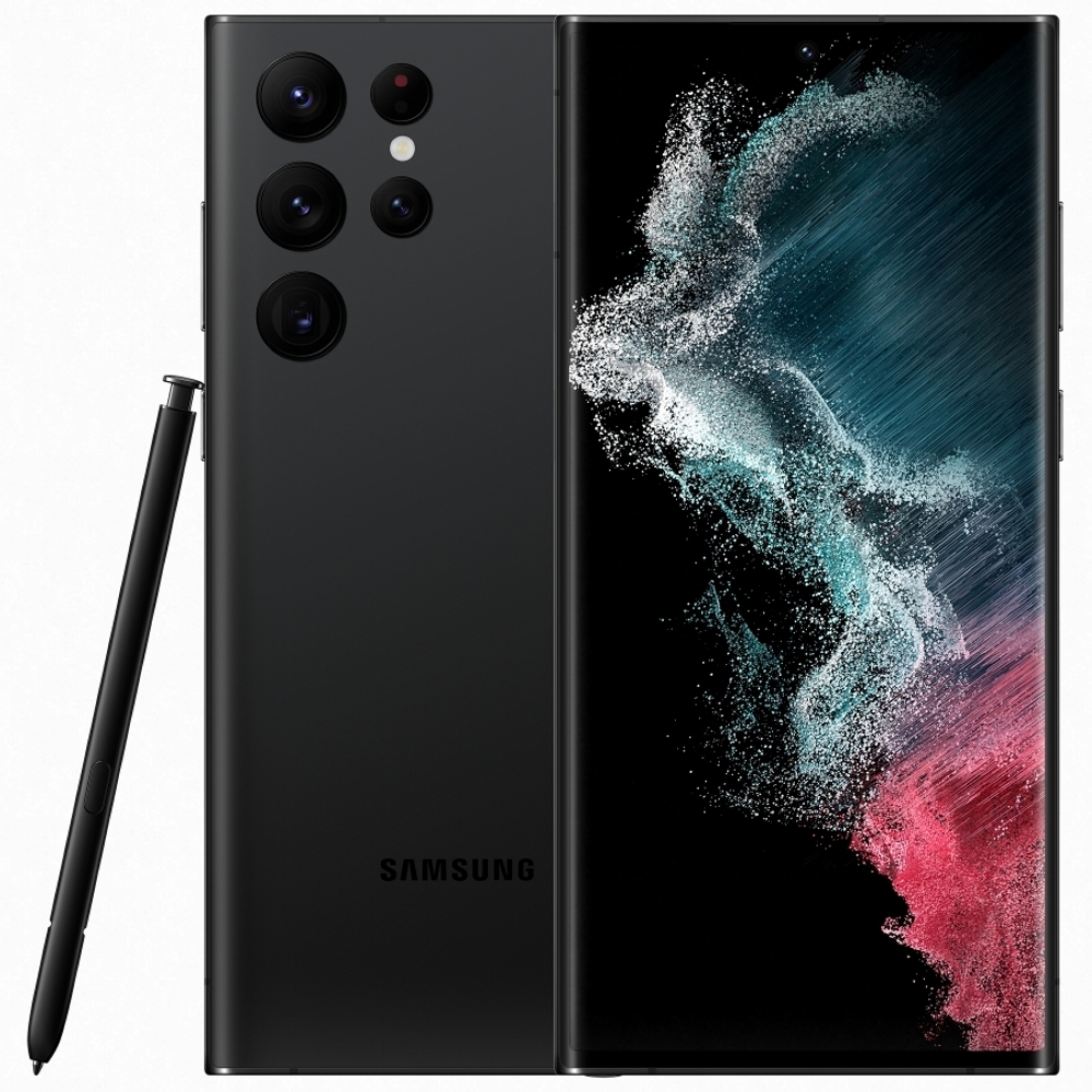 Samsung Galaxy S22 Ultra / 6.8 Dynamic AMOLED 2X 120Hz / Snapdragon 8 Gen 1 / 12GB / 256GB / 5000mAh / Black