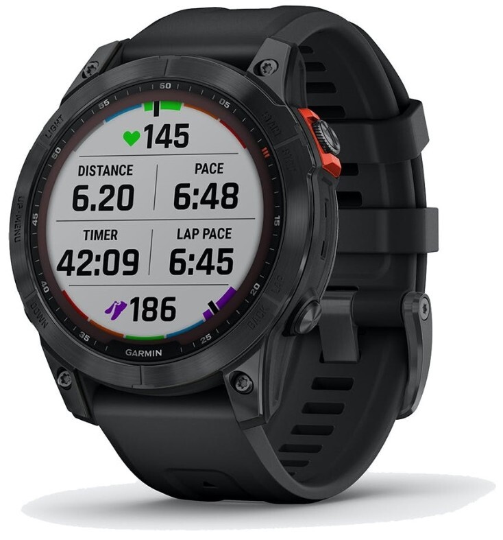 Garmin Fenix 7 Solar Slate Gray with Black Band / 010-02540-11