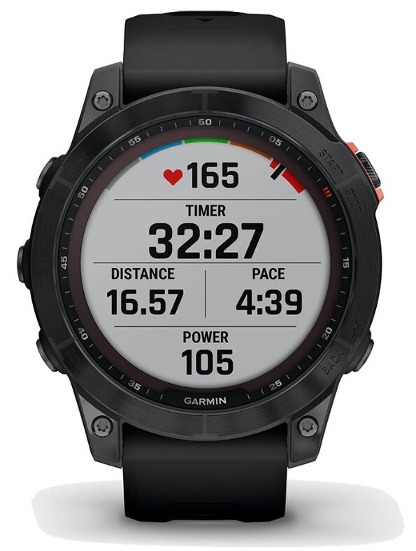 Garmin Fenix 7 Solar Slate Gray with Black Band / 010-02540-11