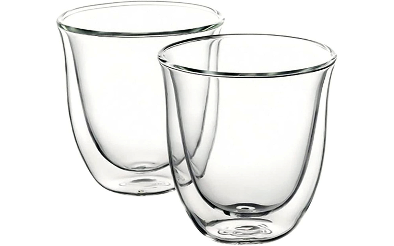 Delonghi Glass cups 330ml x2
