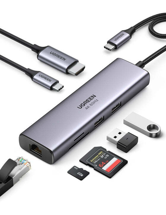 UGREEN HUB 7 in 1 / HDMI 4K 60Hz / CM512