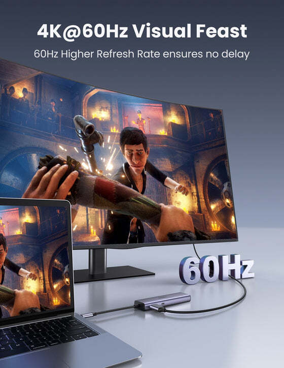 UGREEN HUB 7 in 1 / HDMI 4K 60Hz / CM512