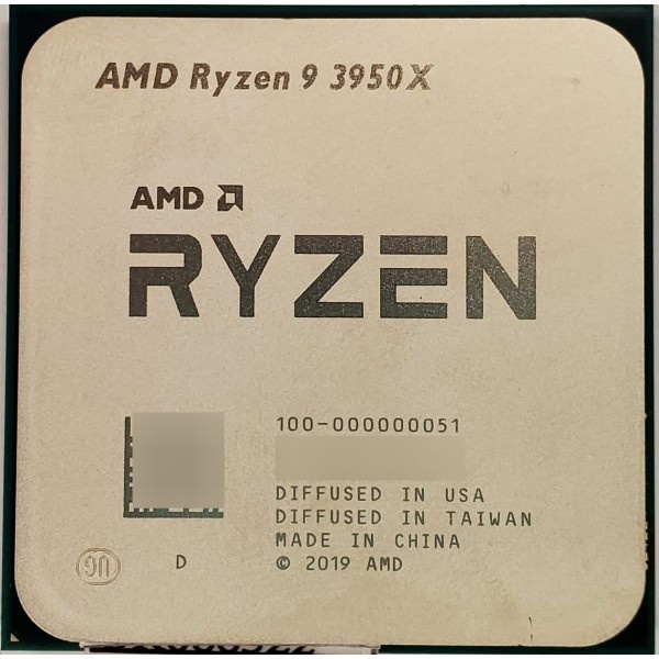 AMD Ryzen 9 3950X / Unlocked NO cooler