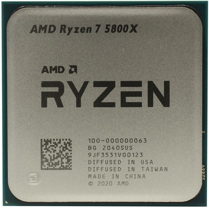 AMD Ryzen 7 5800X / AM4 105W Unlocked NO GPU NO cooler