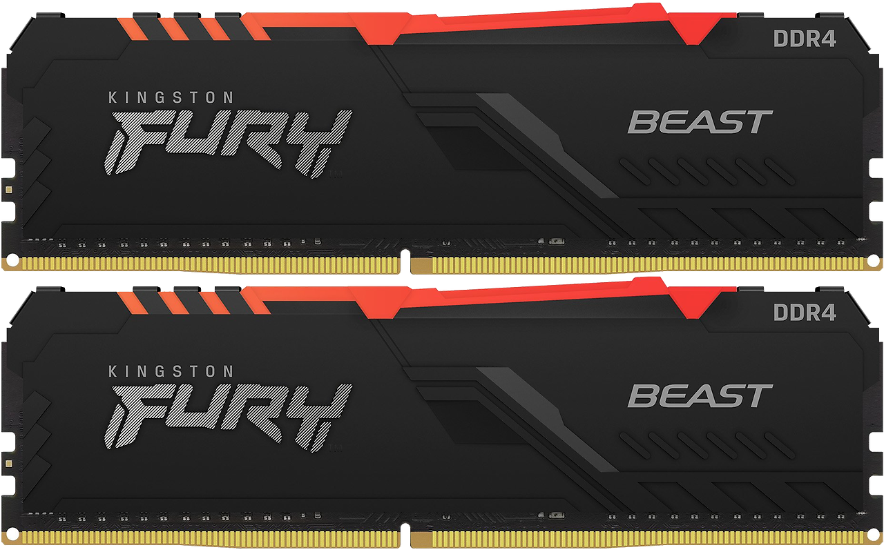 Kingston HyperX FURY Beast RGB KF436C18BBAK2/32 / 32GB DDR4 3600MHz