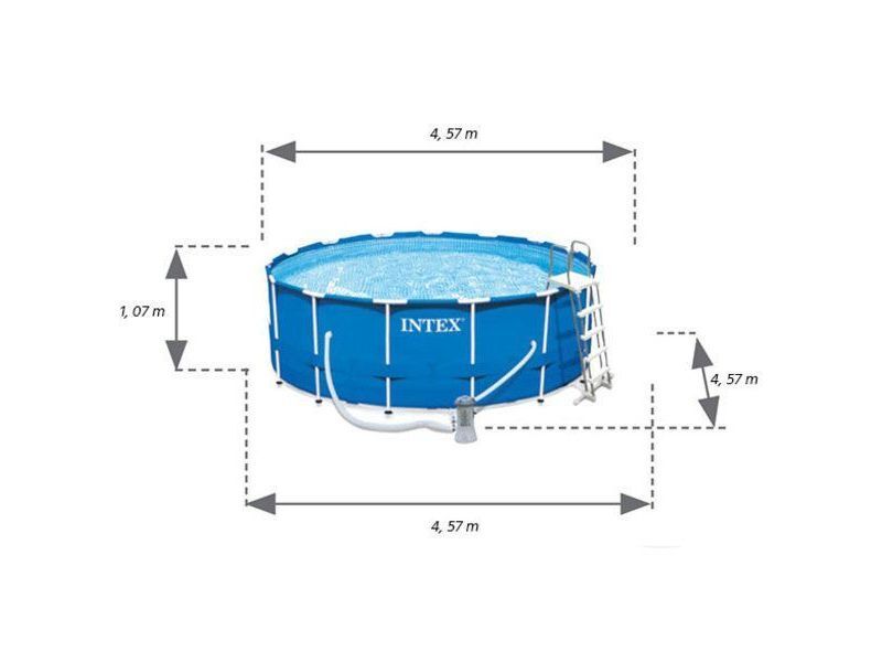 Intex 28242 Carcas Metal