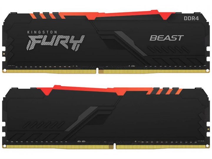 Kingston FURY Beast RGB KF426C16BBAK2/16 / 16GB DDR4 2666