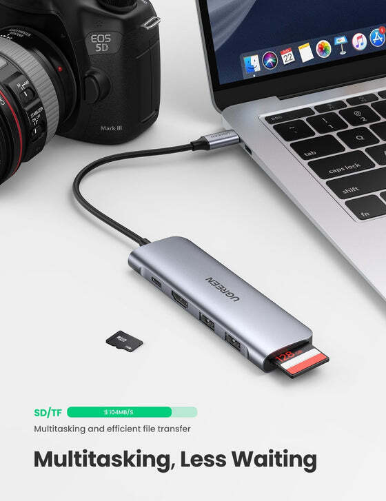 UGREEN HUB 6 in 1 / CM195