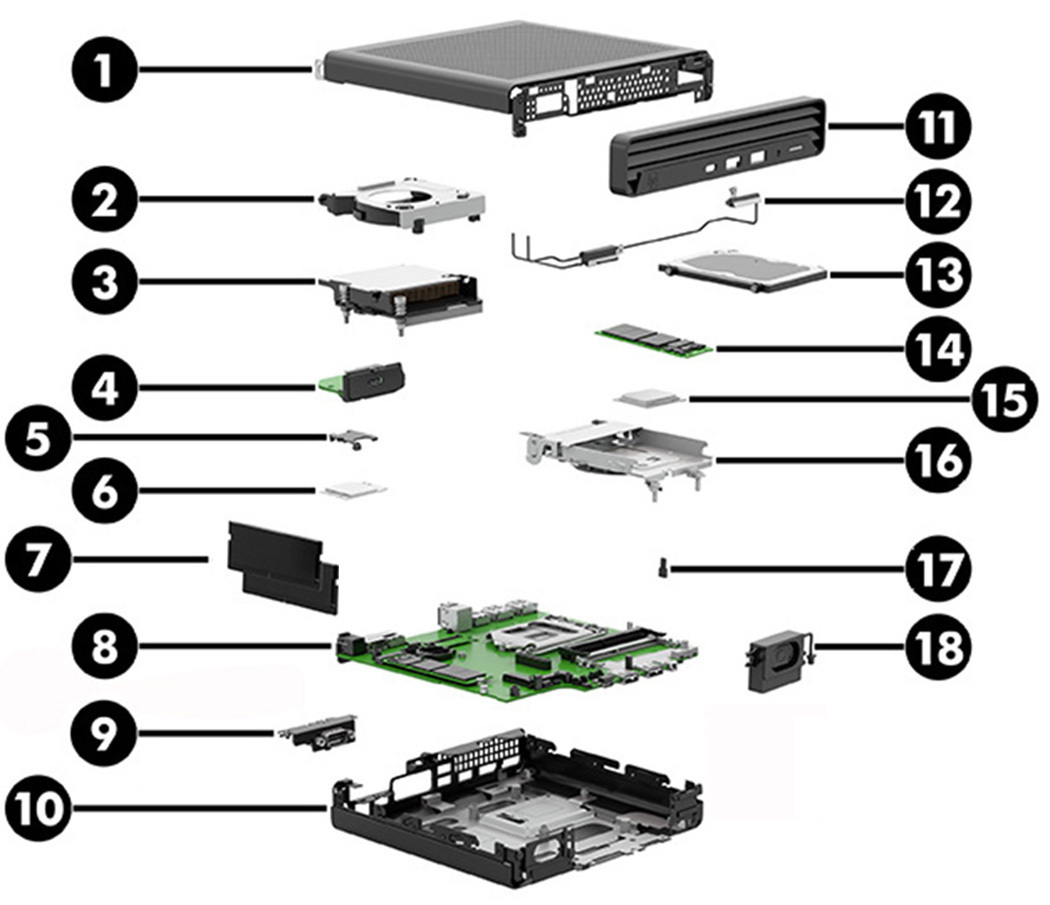 HP ProDesk 400 G6 / Core i3-10100T / 8GB DDR4 / 256GB SSD / Windows 10 PRO /