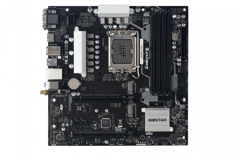 Biostar B660MX-E PRO / mATX Socket 1700 Dual 4xDDR4-4600