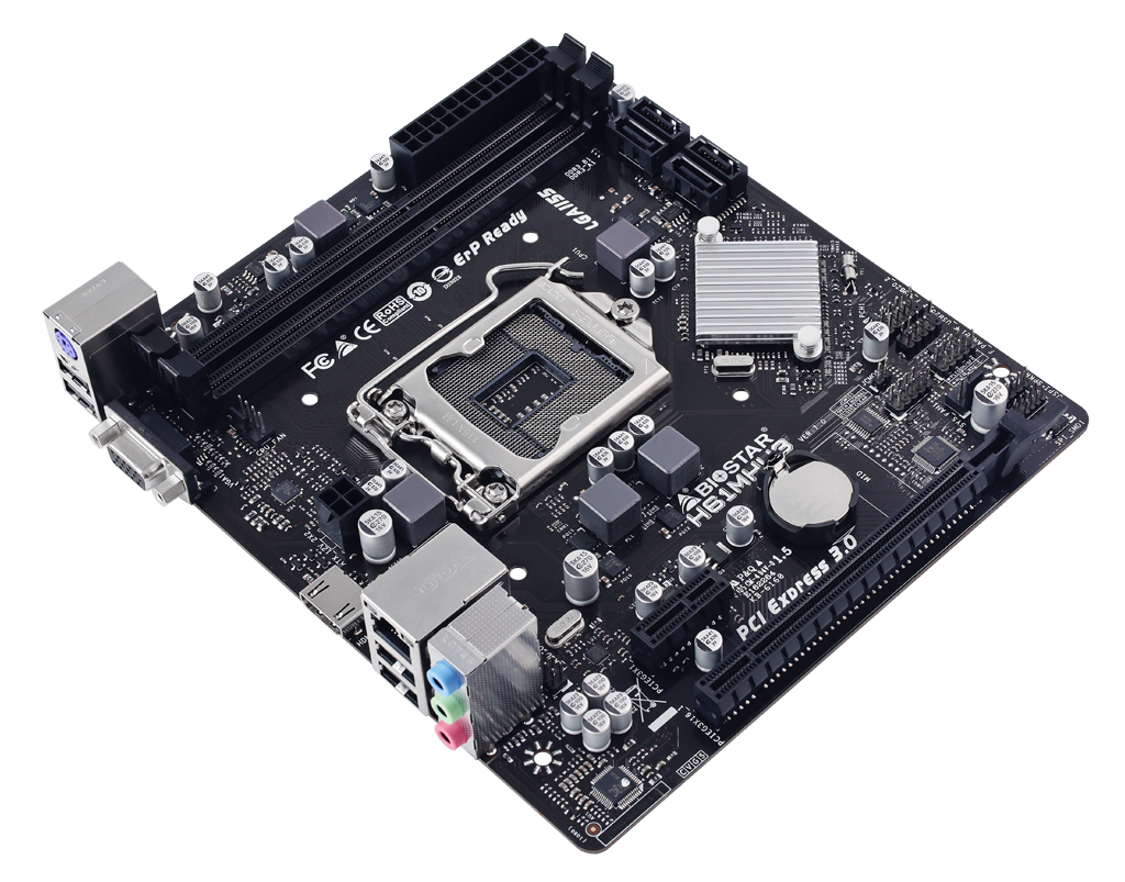Biostar H61MHV3 / mATX Socket 1155 Dual 2xDDR3-1600