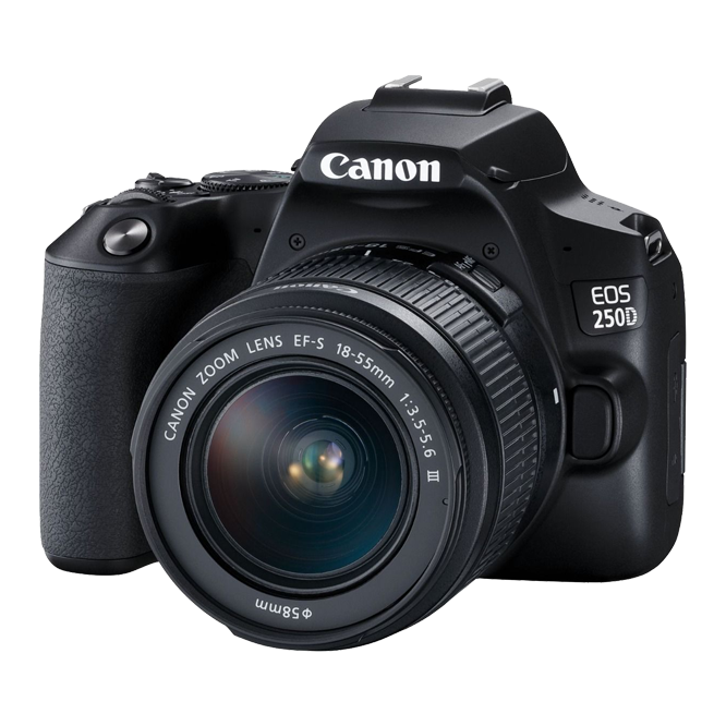 Canon EOS 250D + EF-S 18-55mm 3.5-5.6 IS STM / BLACK