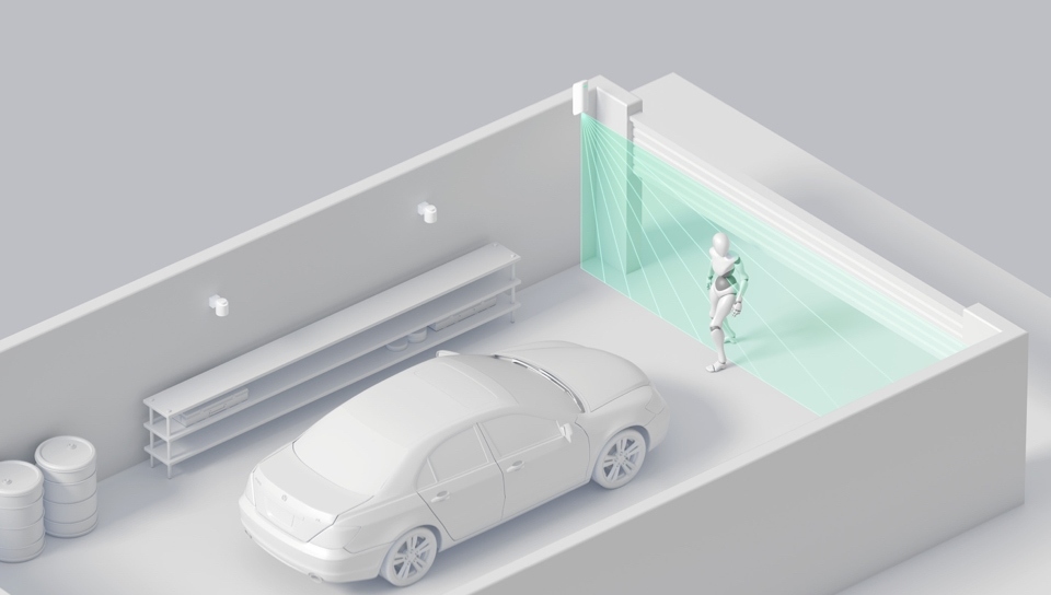 Ajax MotionProtect Curtain White