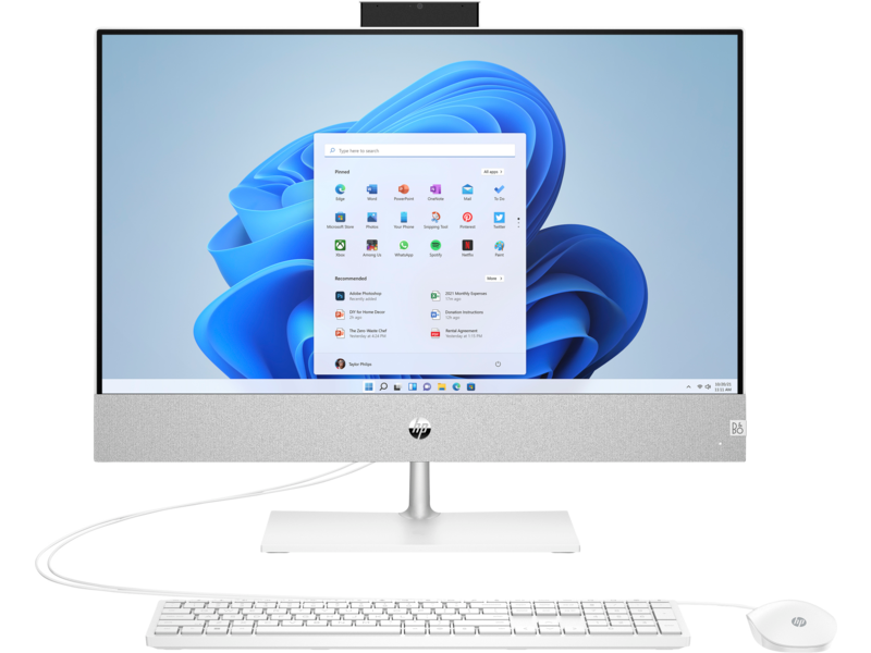HP Pavilion 24-ca0021ur / 23.8 FullHD IPS / Ryzen 5 5500U / 8GB DDR4 / 512GB NVMe / AMD Radeon / FreeDOS /