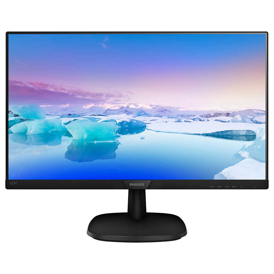 Monitor Philips 223V7QHAB / 21.5" IPS W-LED FullHD / 5ms / 250cd / Speakers / VESA / Black