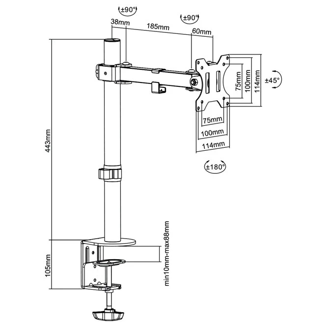 Brateck LDT12-C011