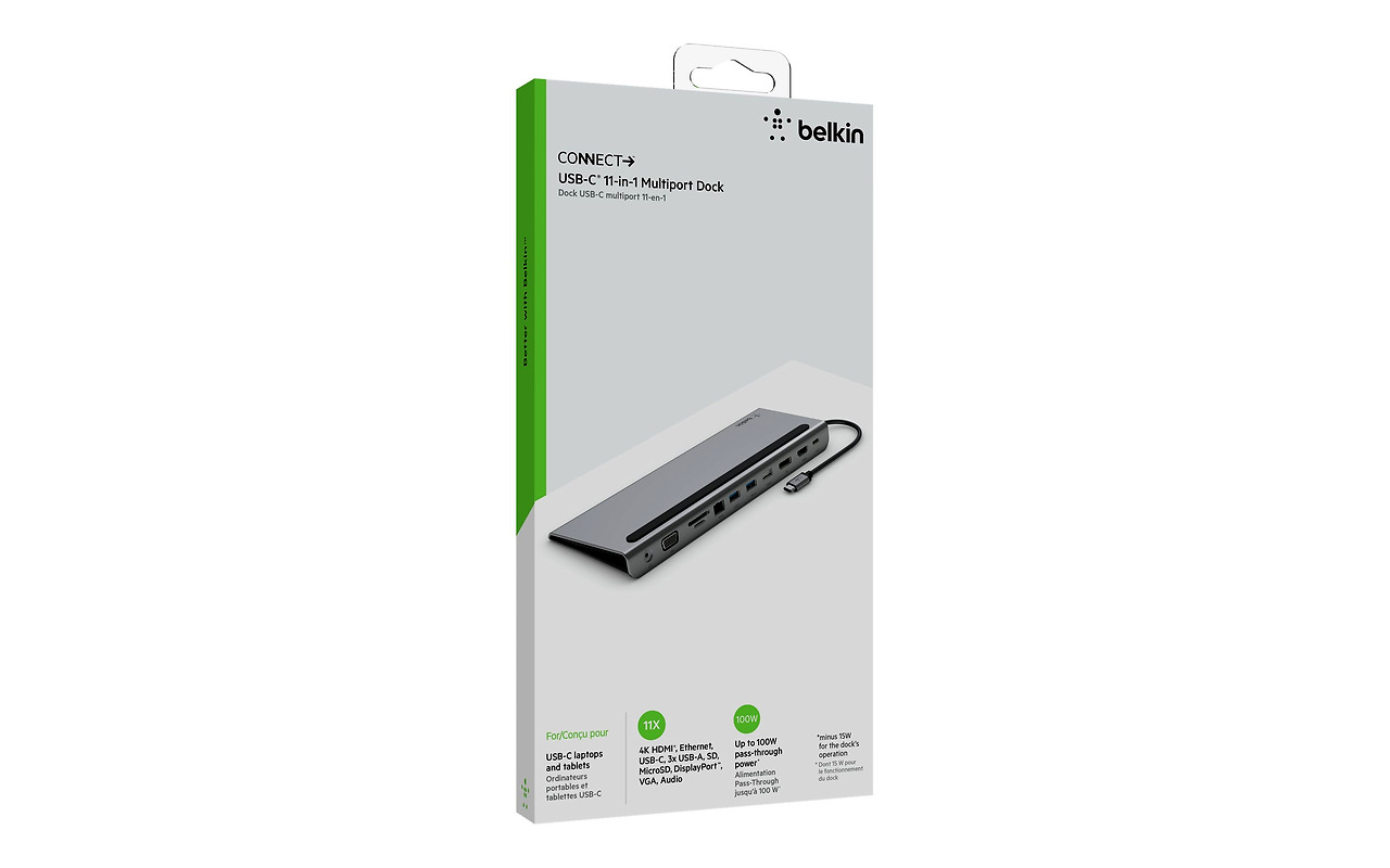 Belkin INC004btSGY / CONNECT USB-C 11 in 1 Multiport Dock