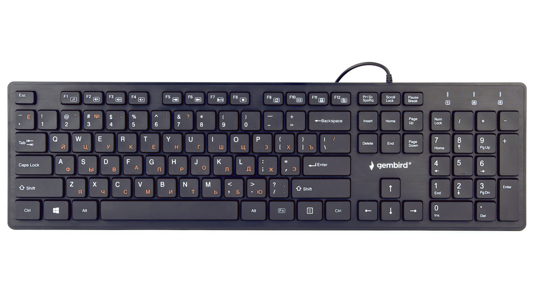 Gembird KB-MCH-03 / Chocolate / English