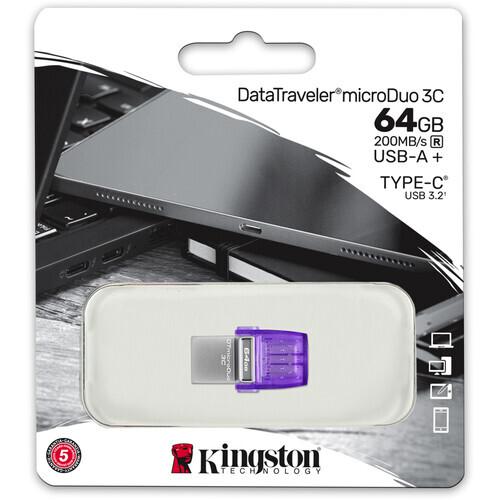 Kingston DataTraveler microDuo 3C DTDUO3CG3/64GB