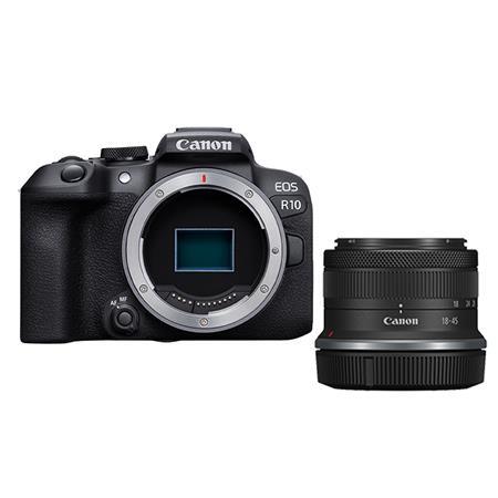 Canon EOS R10 + RF-S 18-45mm IS STM + Adapter EF-EOS R