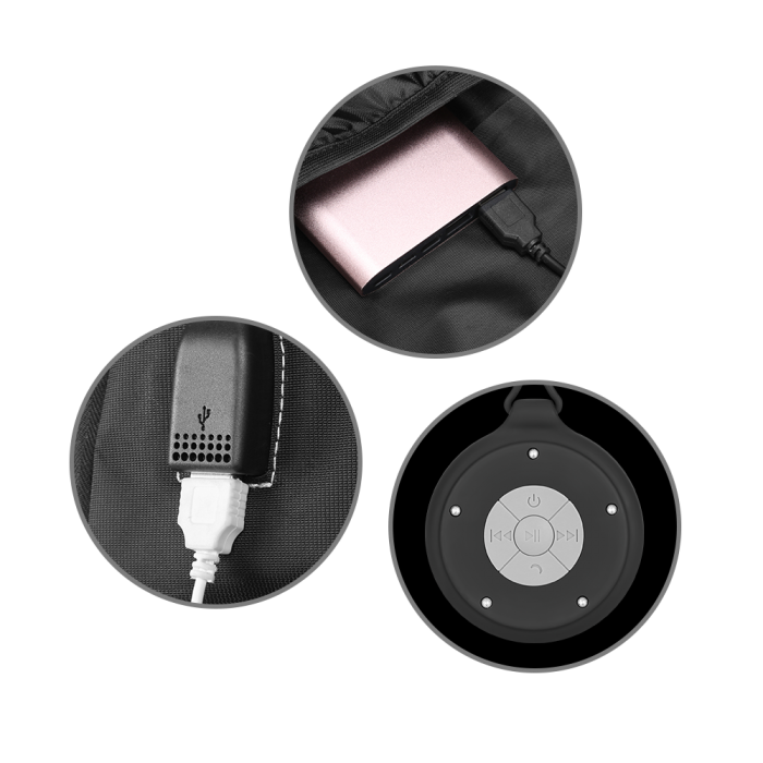 MARVO BA-02 Backpack 15.6 + RGB + Speaker