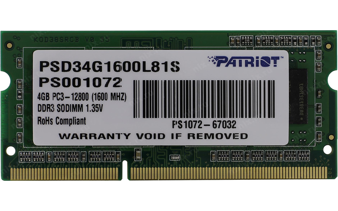 PATRIOT Signature Line PSD34G1600L81S