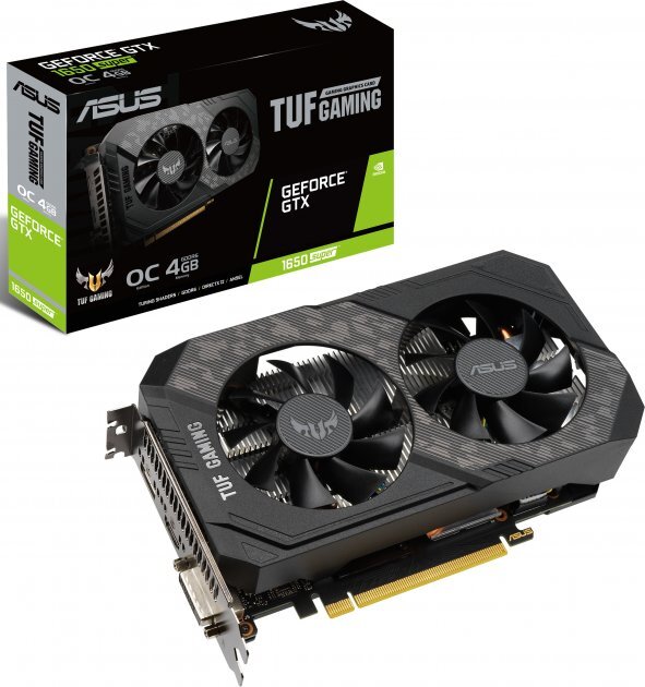 ASUS GeForce GTX 1650 SUPER 4GB GDDR6 128Bit TUF Gaming OC / TUF-GTX1650S-O4G-GAMING