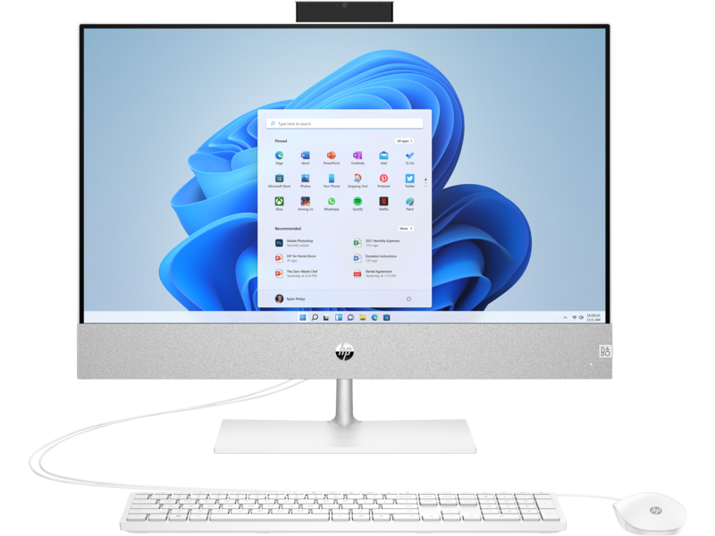 HP AIO Pavilion 27 / 27 FullHD IPS / Ryzen 3 5300U / 8GB RAM / 512GB SSD / FreeDOS
