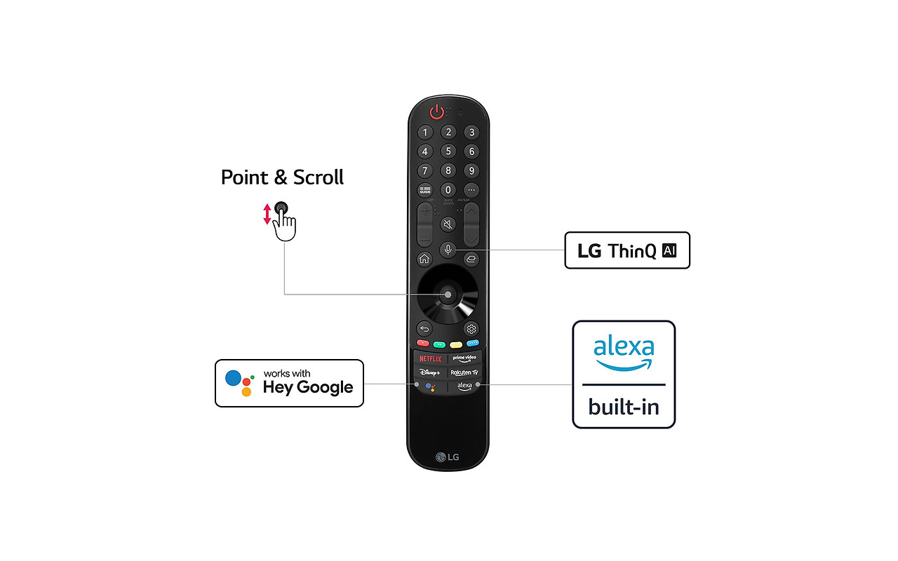 LG 55UQ81006LB / 55 WebOS 22 Smart remote