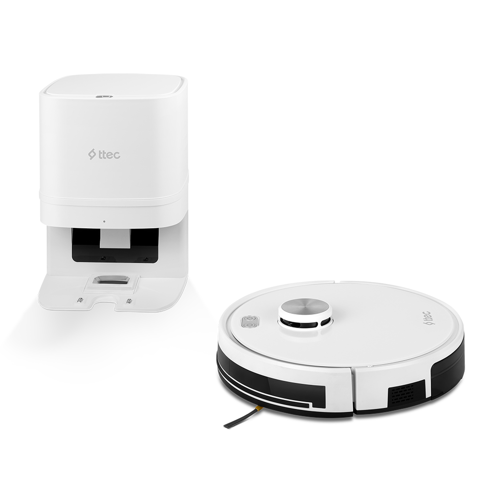 ttec Robot Vacuum Cleaner Robi and Mop with Automatic ProMaster+ / 2700Pa / 160Min /