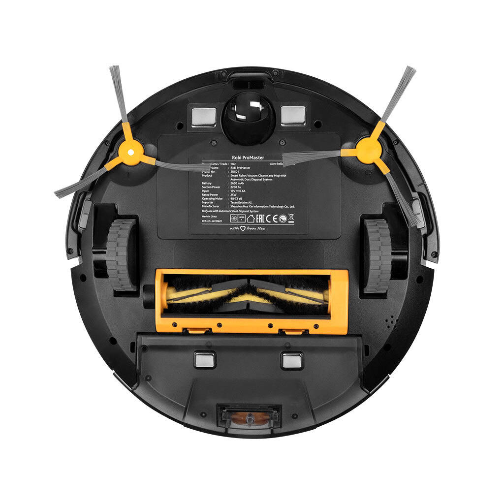 ttec Robot Vacuum Cleaner Robi and Mop with Automatic ProMaster+ / 2700Pa / 160Min /